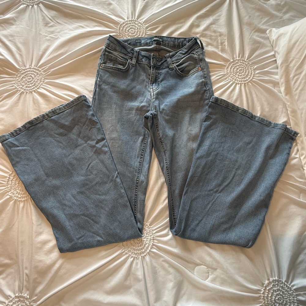 Wild Fable Light Blue Wide-Leg Flare Jeans